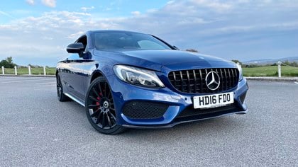 2016 MERCEDES C220 AMG LINE COUPE. G TRONIC.