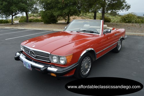1987 Mercedes Benz 560SL SOLD