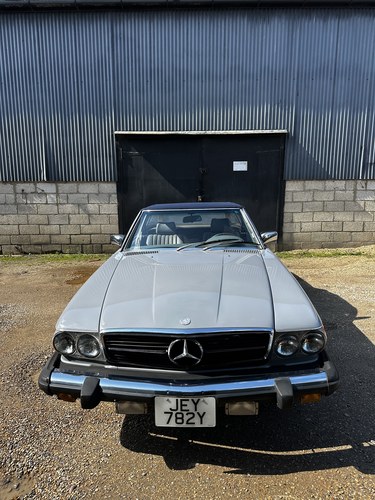 Mercedes R107 380sl LHD Arizona car. 1982 UK V5. SOLD