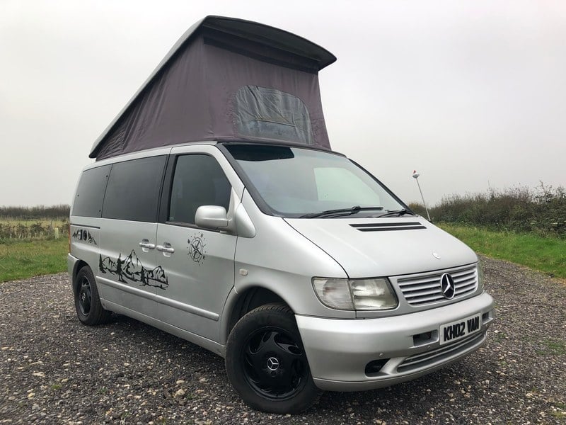 2003 Mercedes Benz V-Class 220 CDi Pop-Top Camper Van Auto