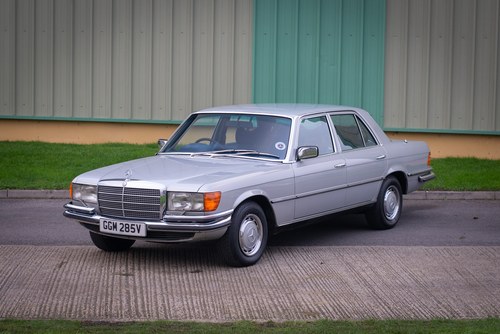 1979 Mercedes W116 350SE - 79k Miles, Silver/Blue Velour In vendita
