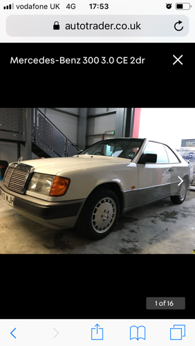 1988 Mercedes 300 W124 300 CE - SOLD