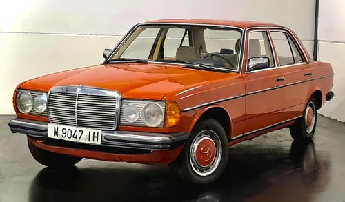 1982 MERCEDES 230E SALOON W123 VERKAUFT