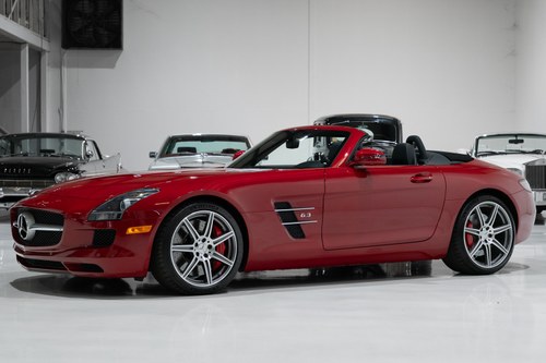 2012 MERCEDES-BENZ SLS AMG ROADSTER (ONLY 1,938 MILES!) SOLD