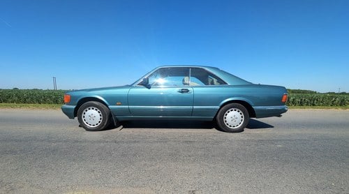 1989 Mercedes C126 500 SEC Pillarless Coupe Rare Colour For Sale