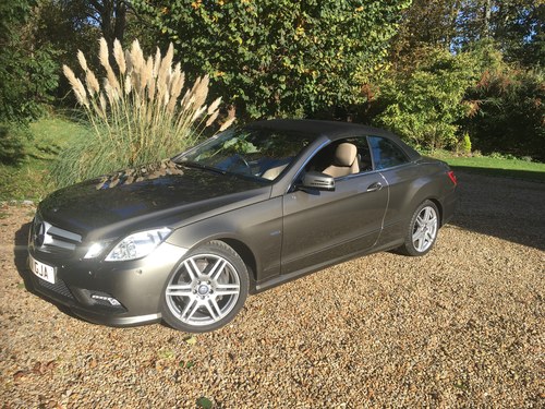 2010 Mercedes E Class A207 E350