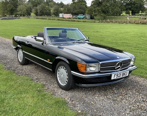 1988 Mercedes Benz 300SL R107 RARE SOLID GLOSS BLACK Kaufen Bei