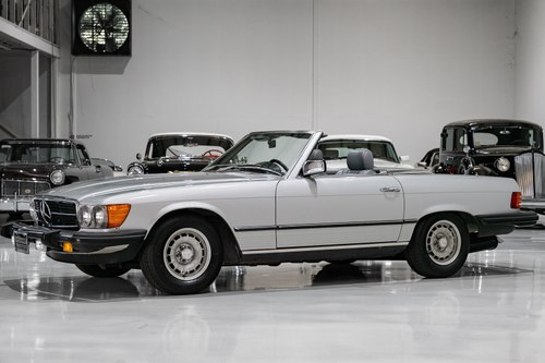1982 MERCEDES-BENZ 380 SL ROADSTER (ONLY 17,766 MILES) SOLD