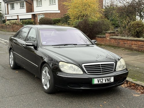 Obsidian black W220 S600 2003 - Twin turbo charged V12