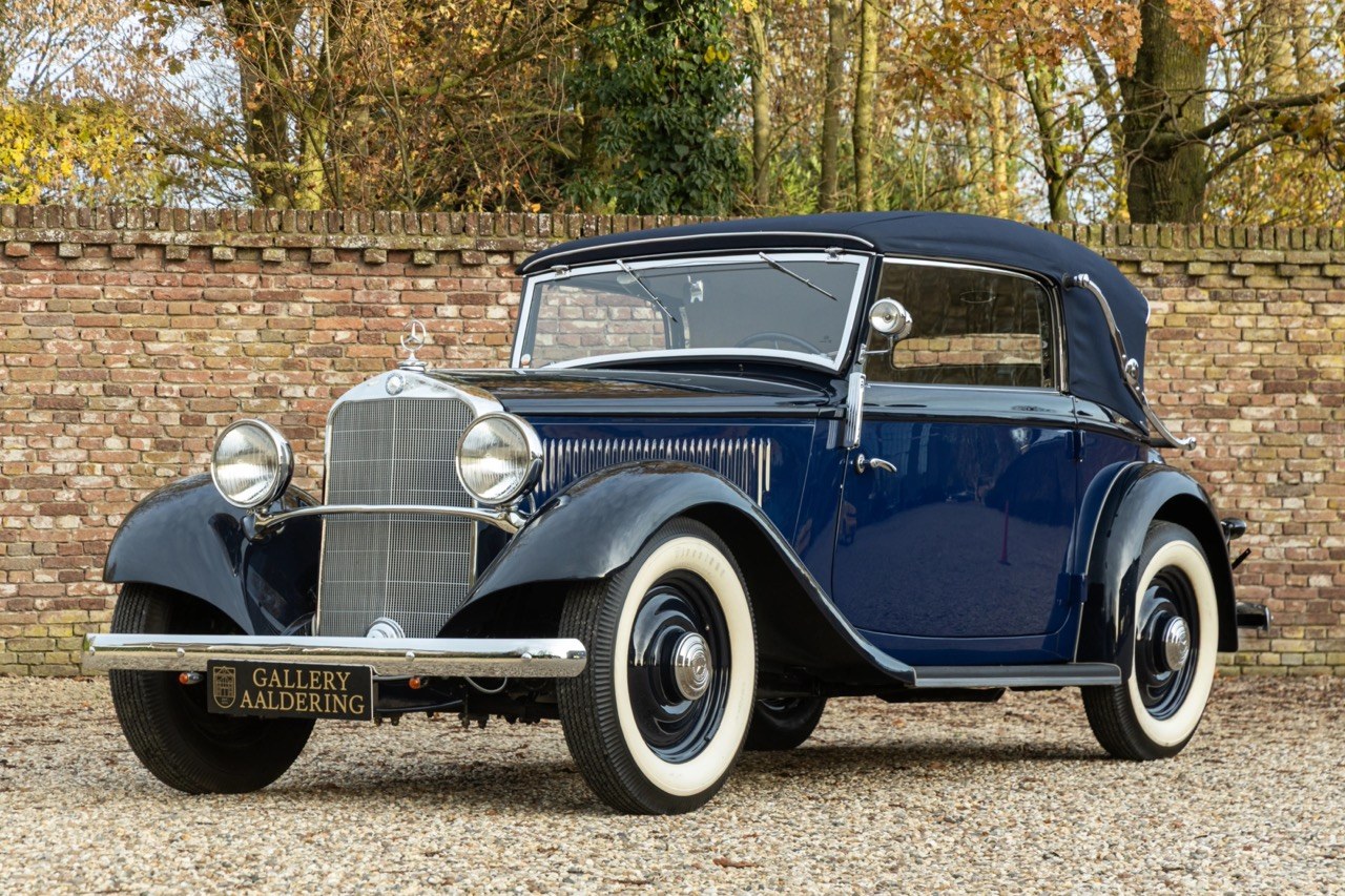 1935 Mercedes Benz 200 Cabriolet C Bare metal restoration, foto 1