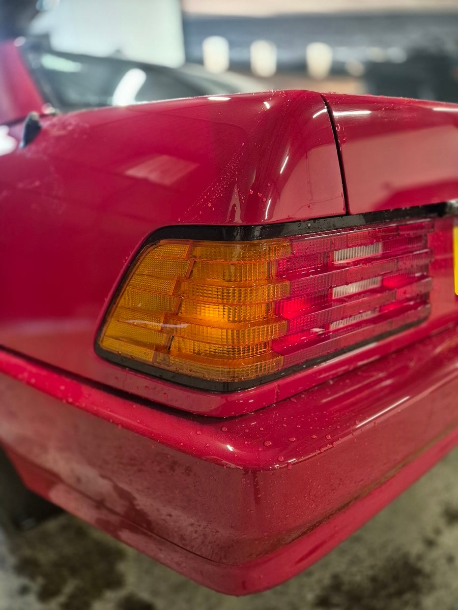 1992 Mercedes SL Class Rouge Manuel, 4 vitesses Conduite à droite in ...