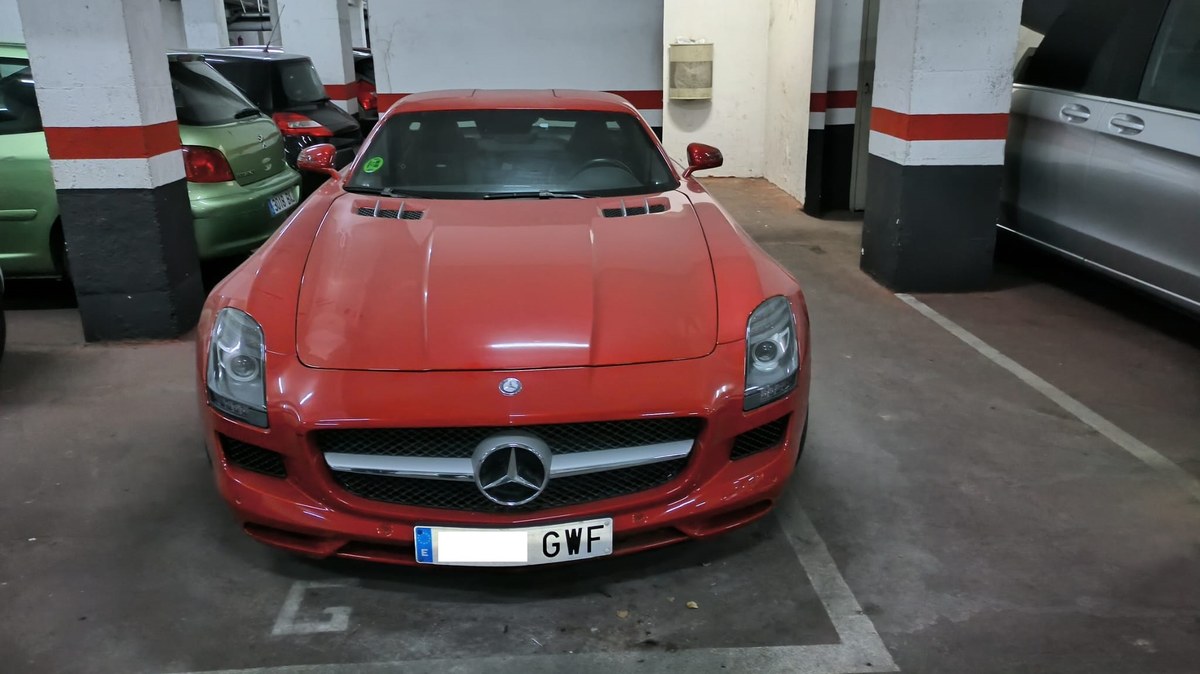 2010 Mercedes SLS Class Red Manual, 7+ speed Left Hand Drive in Spain ...
