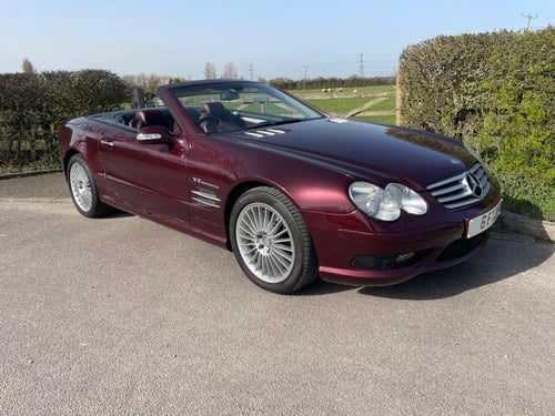 2002 Mercedes SL55 AMG SÅLD
