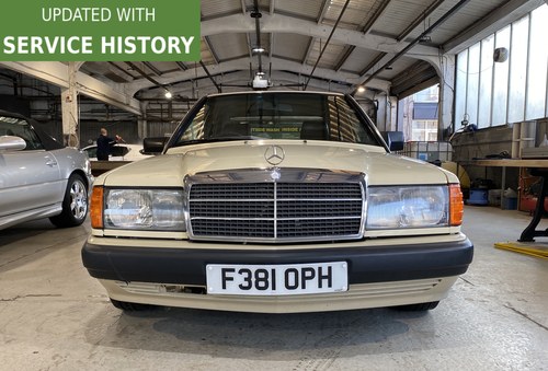 1989 Mercedes 190 E W201 2.0 Auto FSH Sunroof Full Leather