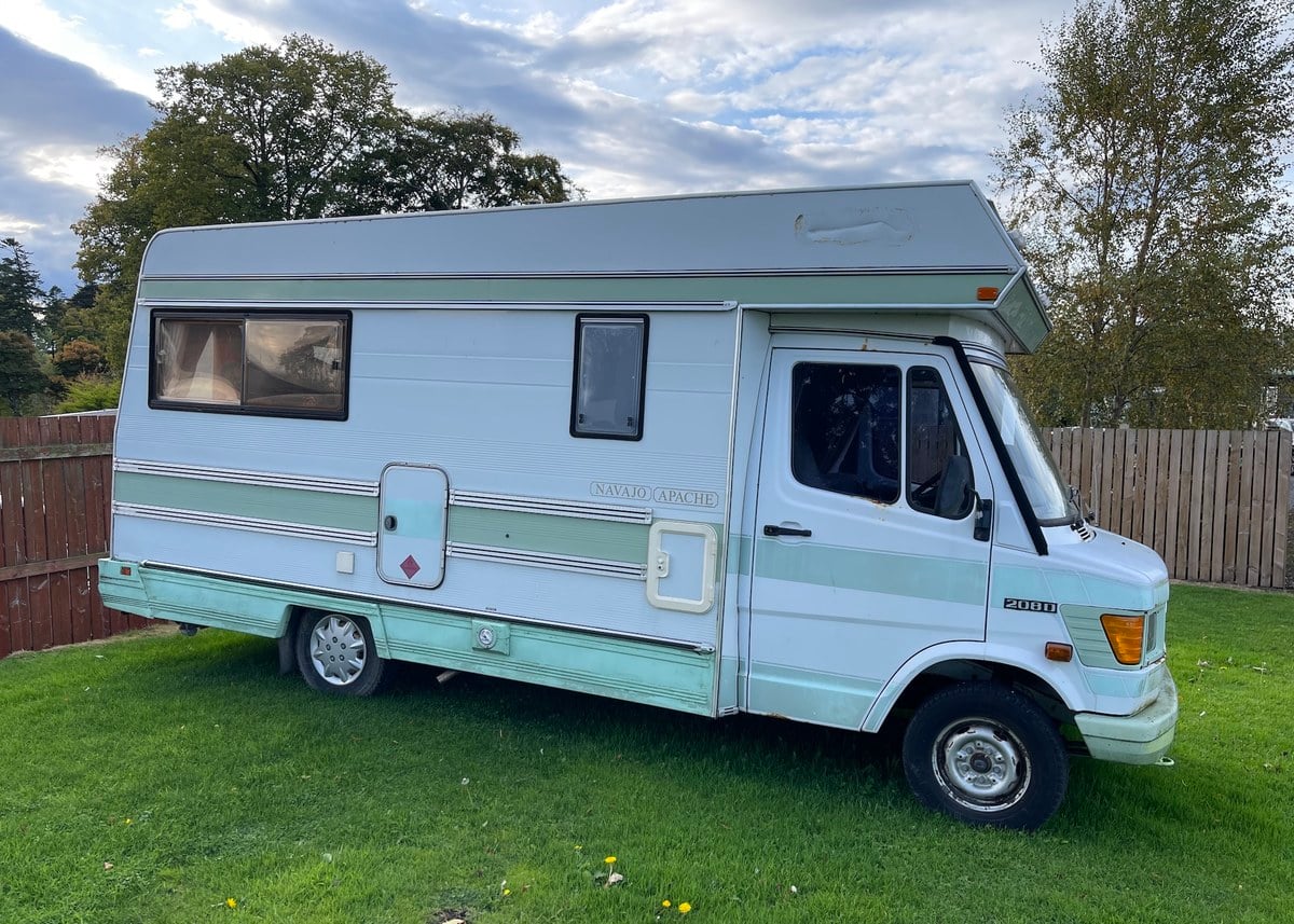 1990 Mercedes 2080 Navajo Apace Green Manual Right Hand Drive in Keith ...