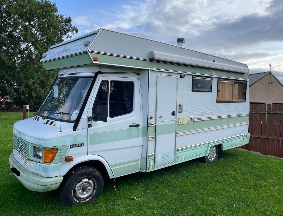 1990 Mercedes 2080 Navajo Apace Green Manual Right Hand Drive in Keith ...