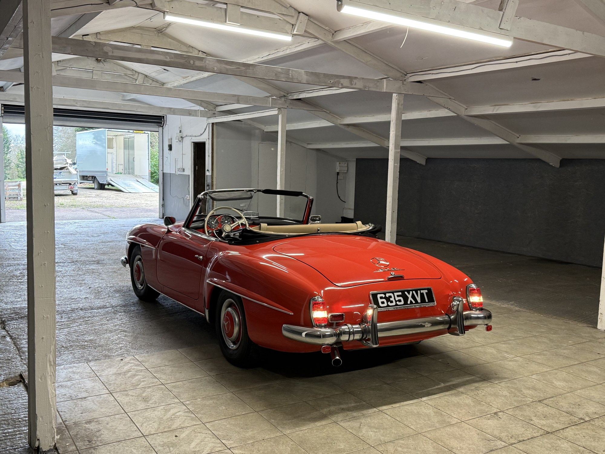 1955 Mercedes 190 SL fully restored and stunning. Swap px, foto 8