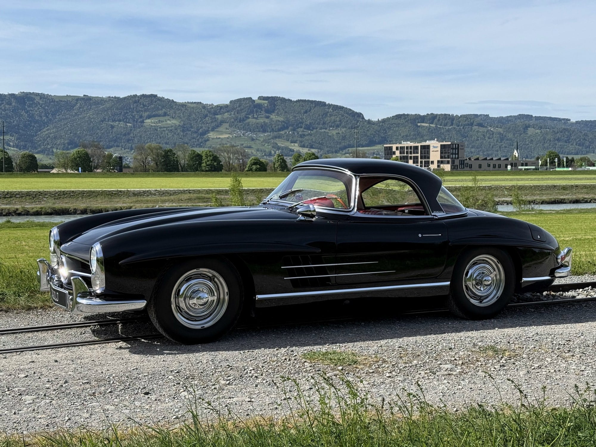 1958 Mercedes 300 SL Roadster, Hardtop, Luggage Set, Rudge, foto 1