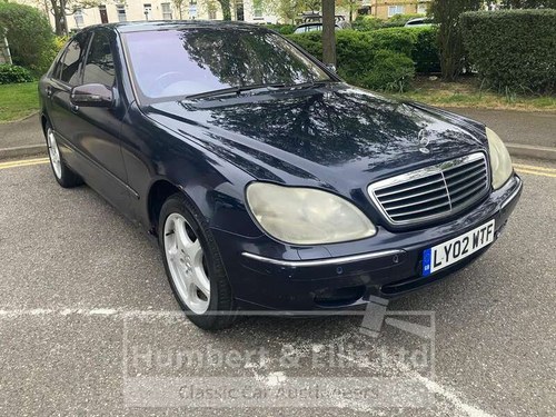 2002 W220 MERCEDES S500 5L AUTO For Sale by Auction