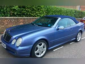 2000 Mercedes CLK Convertible Auto, rare 3.2 AMG line edition FSH For Sale (picture 1 of 6)
