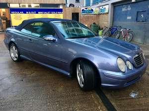 2000 Mercedes CLK Convertible Auto, rare 3.2 AMG line edition FSH For Sale (picture 4 of 6)