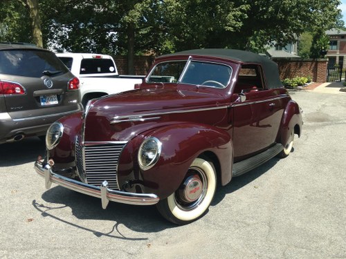 1939 Mercury Convertible  For Sale by Auction