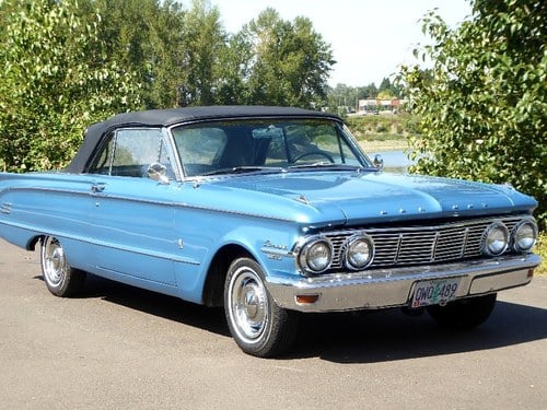 1970 Mercury Comet Convertible = clean Blue(~)Blue $18.5k In vendita