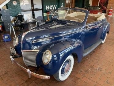 1939 Mercury 99a Sport Convertible Restored Blue Rare $45.9k For Sale