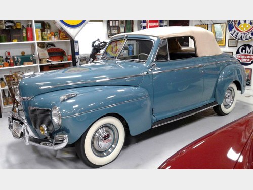 1941 Mercury Model Eight Club Convertible Coupe  For Sale by Auction