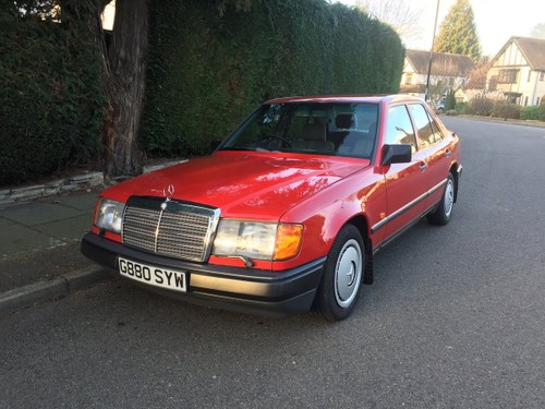 1989 Mercedes 200 Saloon W124 - 1 Engineer Owner For Sale