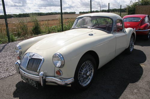 1960 MGA 1600 mk1  COUPE, UK Car, finest available SOLD
