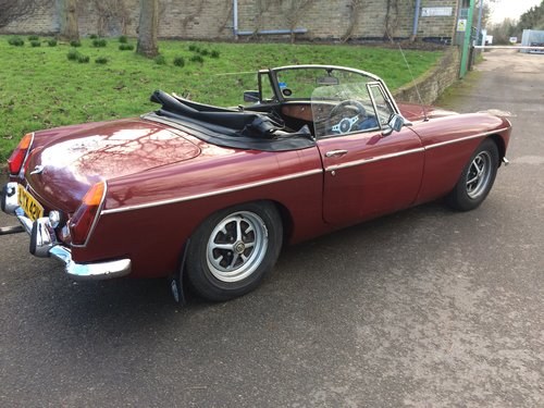1972 MGB ROADSTER CHROME BUMPER MODEL ONLY 53000  3 OWNERS   For Sale