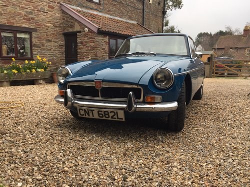 1973 MG B GT- Blue Coupe- 1.8 For Sale