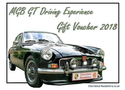 1968 Classic MGB £180.00 a day: MG Driver Experience Gift Voucher In vendita