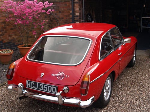 MGB GT Very Rare "D" Reg 1966 For Sale
