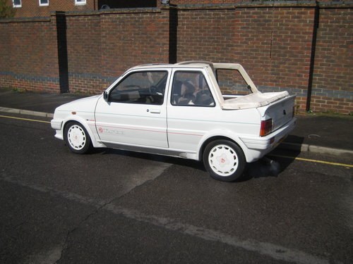 1987 very rare mg metro turbo convertible only 49000 mi For Sale