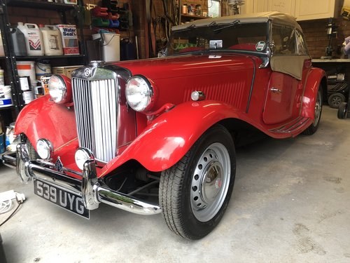 1953 MG TD for sale at EAMA Classic & Retro auction 14/7 In vendita all'asta