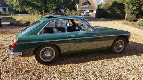 Early 1966 MGB GT - overdrive + sunroof For Sale