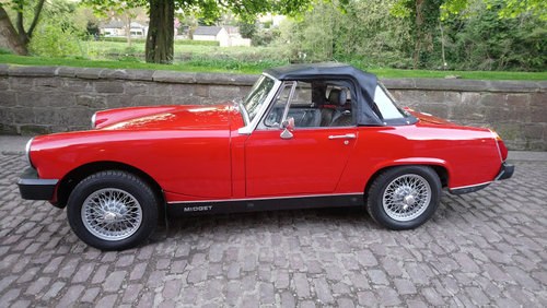MG Midget 1500 1977 42,299 miles 3 Previous owners For Sale