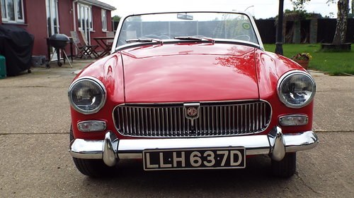 1966 Ground up restored MG Midget in pristine condition SOLD