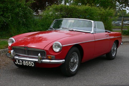 1966 MG B Roadster For Sale by Auction