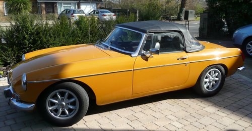 MGB Roadster, 1970, tax exempt SOLD