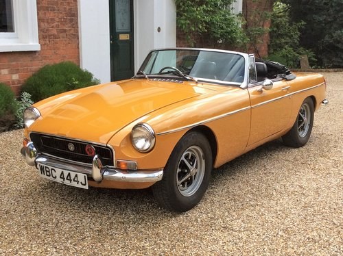 A beautiful 1970 MG B Roadster just £8,000 - £10,000 For Sale by Auction