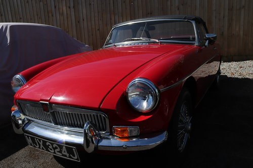 1970 MG B Roadster Heritage Shell Re Build For Sale by Auction