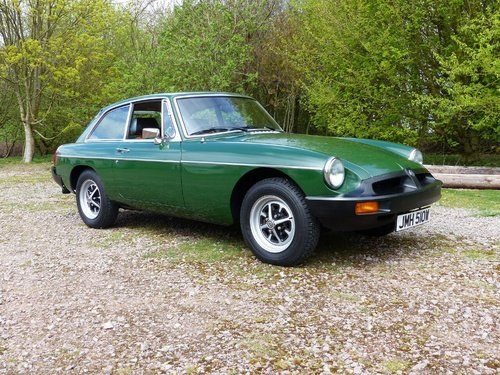 1981 MG B GT Just 1540 miles and 1 owner !!!!!! For Sale by Auction