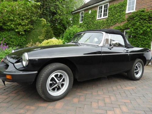 1979 MG B Roadster  £5,000 - £7,000 For Sale by Auction