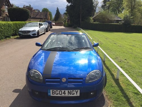 2004 MGTF 135 model Convertible in Trophy Blue For Sale