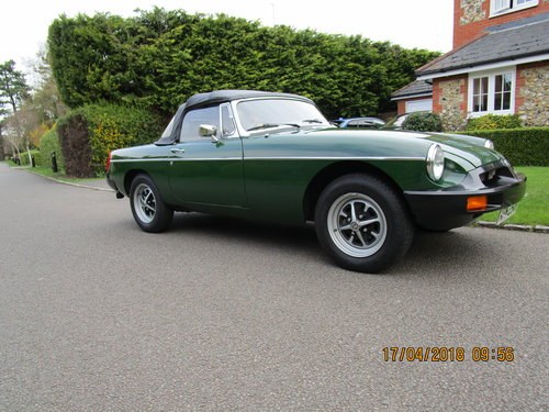 1981 Time Warp MGB Roadster Just 1,000 Miles From New In vendita
