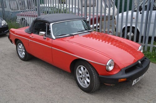Early MG MGB rubber bumper roadster £4750 SOLD
