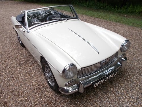 MG Midget 1968 Old English White 1275cc  SOLD